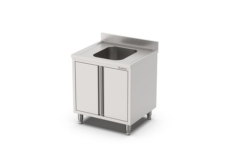 RVS Spoeltafel Met Draaideuren