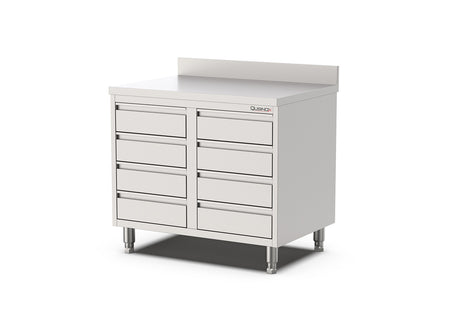 RVS werkbanken met Laden