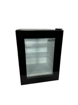 Minibarkoeling | Zwart | 40L | 1 Glasdeur | +12°C/+18°C | 405x443x545(h)mm