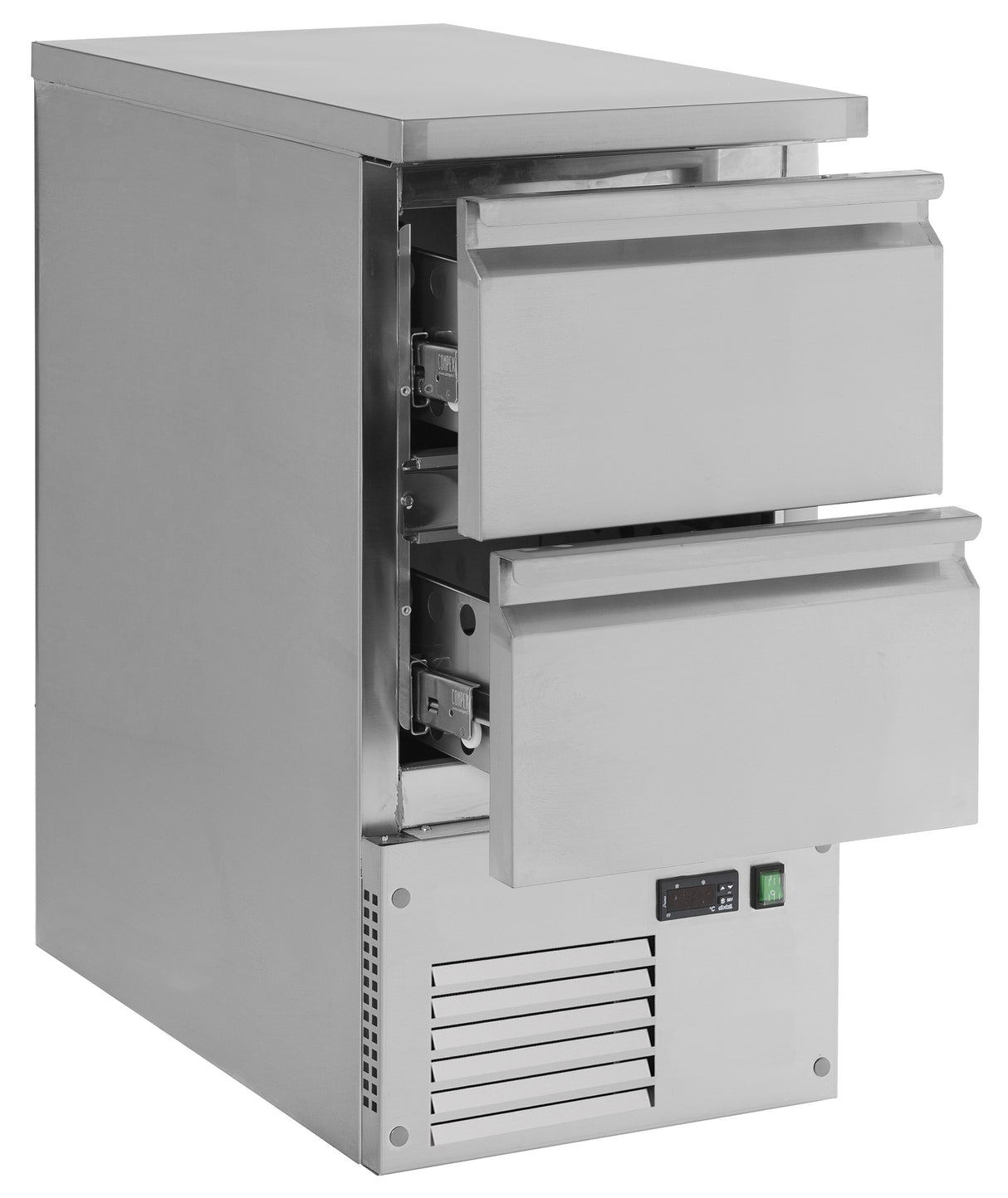 Koelwerkbank | 109L | 2 Laden | +2°C/+8°C | Statisch met ventilator | 435x700x870(h)mm