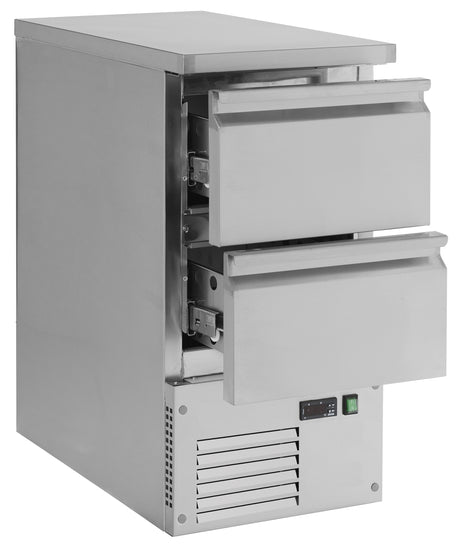 Koelwerkbank | 109L | 2 Laden | +2°C/+8°C | Statisch met ventilator | 435x700x870(h)mm
