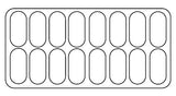 Schepijsvitrine | MILLENIUM | 870L | 16x 5L | -14°C/-16°C | Geforceerd | 1496x1054x1356(h)mm