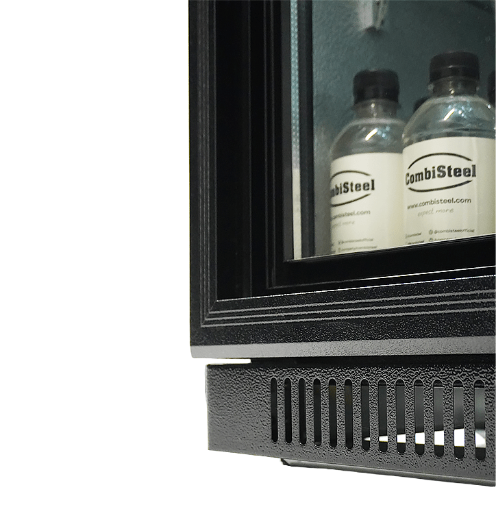 Barkoeler | 2 Schuifdeuren | Zwart | 198L | 0°C/+10°C | Geforceerd | 900x500x900(h)mm