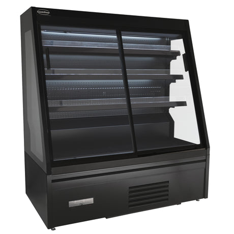 Wandkoeling Maikel | Zwart | -1°C/+5°C | Geforceerd | Schuifdeuren | Wielen | 1310x740x1500(h)mm