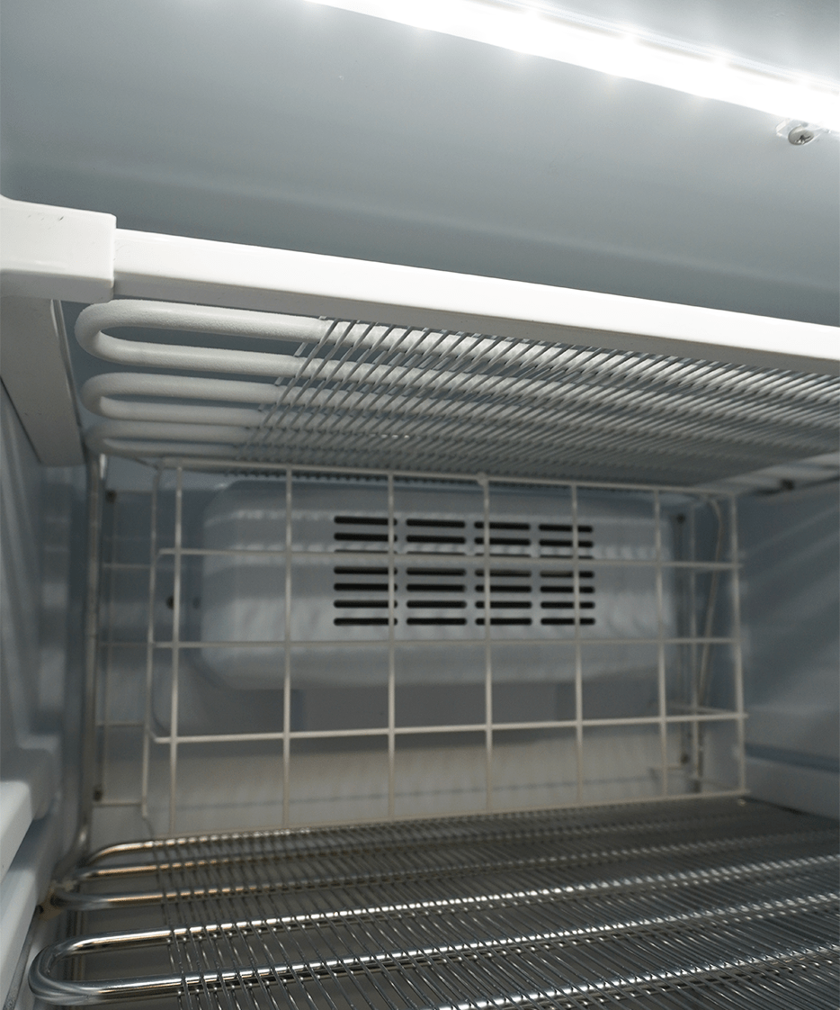 Glasdeur Vrieskast | Wit | 382L | 1 Deur | -18°C/-24°C | Statisch | 640x670x1875(h)mm
