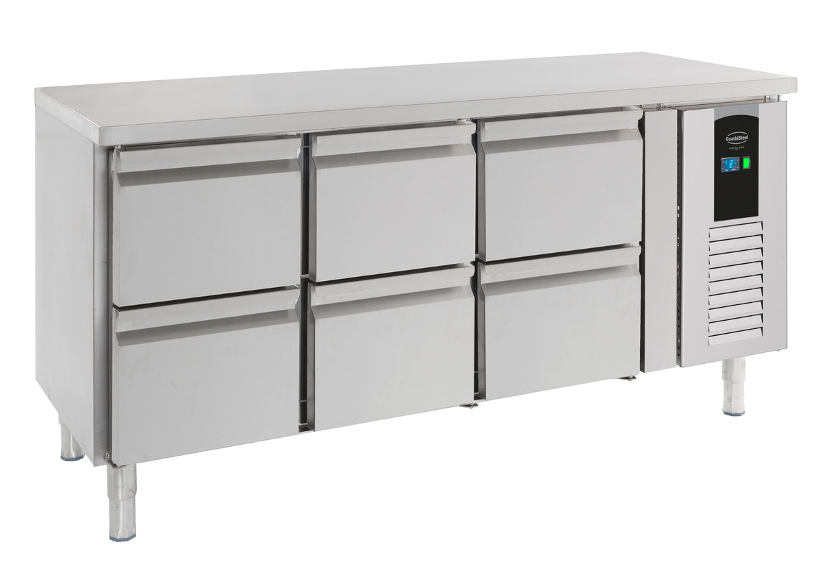 Koelwerkbank | Energy Line | 291L | 6 laden | +2°C/+8°C | Geforceerd | 1795x700x860(h)mm