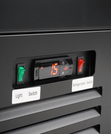 Glasdeur Koelkast | 500L | Zwart | 0°C/+10°C | Geforceerd | 620x705x2050(h)mm