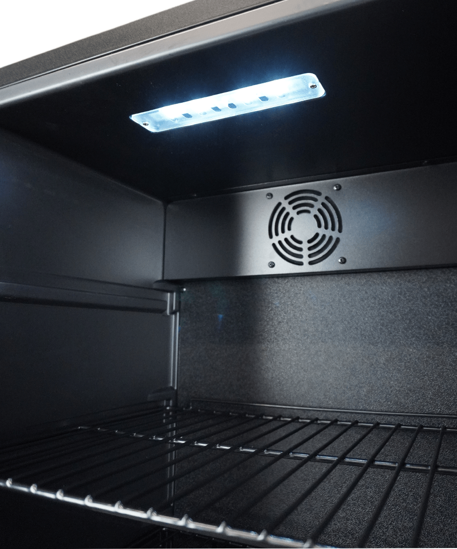 Drakenkoeling | Zwart | 80L | +3°C/+10°C | Statisch | 474x440x840(h)mm