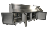 Gekoeld Bar-/Cocktailstation | PRO LINE | 280L | 3 Deuren | -2°C/+8°C | 1700x700x1000(h)mm