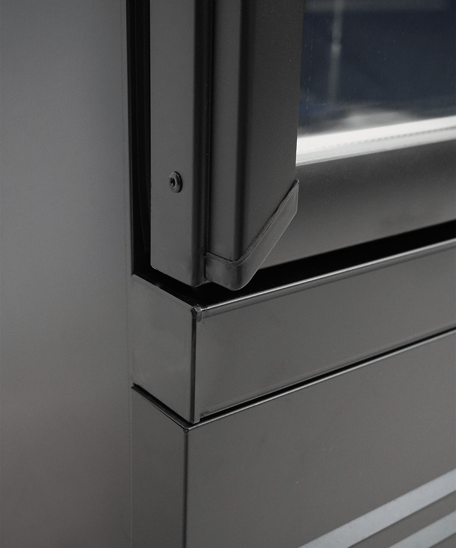 Glasdeur Koelkast | 500L | Zwart | 0°C/+10°C | Geforceerd | 620x705x2050(h)mm