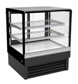 Koelvitrine | 190L | Zwart | +2°C/+8°C | 3 Niveaus | 900x680x1200(h)mm
