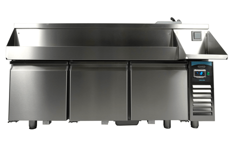 Gekoeld Bar-/Cocktailstation | PRO LINE | 280L | 3 Deuren | -2°C/+8°C | 1700x700x1000(h)mm