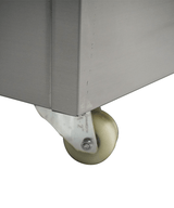 Koelvitrine | 270L | Zwart/RVS | +2°C/+8°C | 3 Schappen | 915x675x1210(h)mm