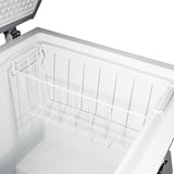 Vrieskist 650L | -18°C | wit/rvs | Deksel | 1930x710x825(h)mm