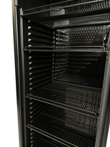 Drankenkoeling Zwart | 382L | Glasdeur | +4°C/+10°C | Statisch met Ventilator | 595x650x2000(h)mm
