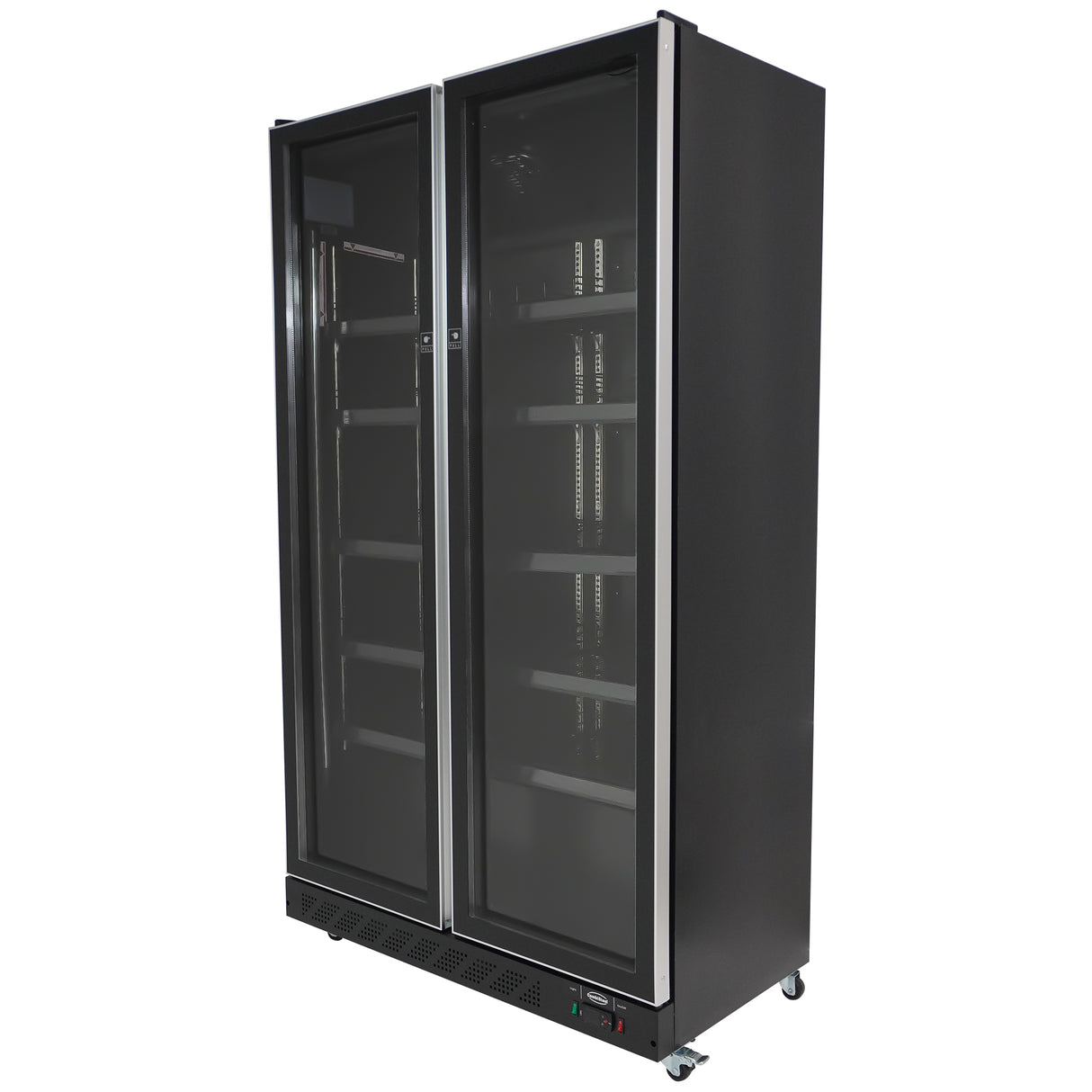 Glasdeuren Koelkast Zwart | 758L | 0°C/+10°C | Geforceerd | 1100x600x1980(h)mm