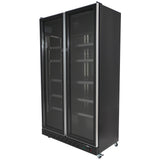 Glasdeuren Koelkast Zwart | 758L | 0°C/+10°C | Geforceerd | 1100x600x1980(h)mm