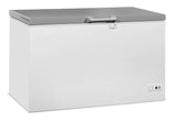 Vrieskist 407L | tot -18°C /-24°C| wit/RVS | klapdeksels | 1316x743x840(h)mm