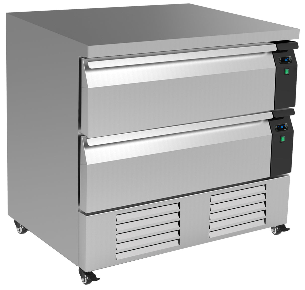 Koel/Vrieswerkbank | 179L | 2 Lade | +1°C/+4°C | -18°C/-21°C | Geforceerd | 905x700x840(h)mm