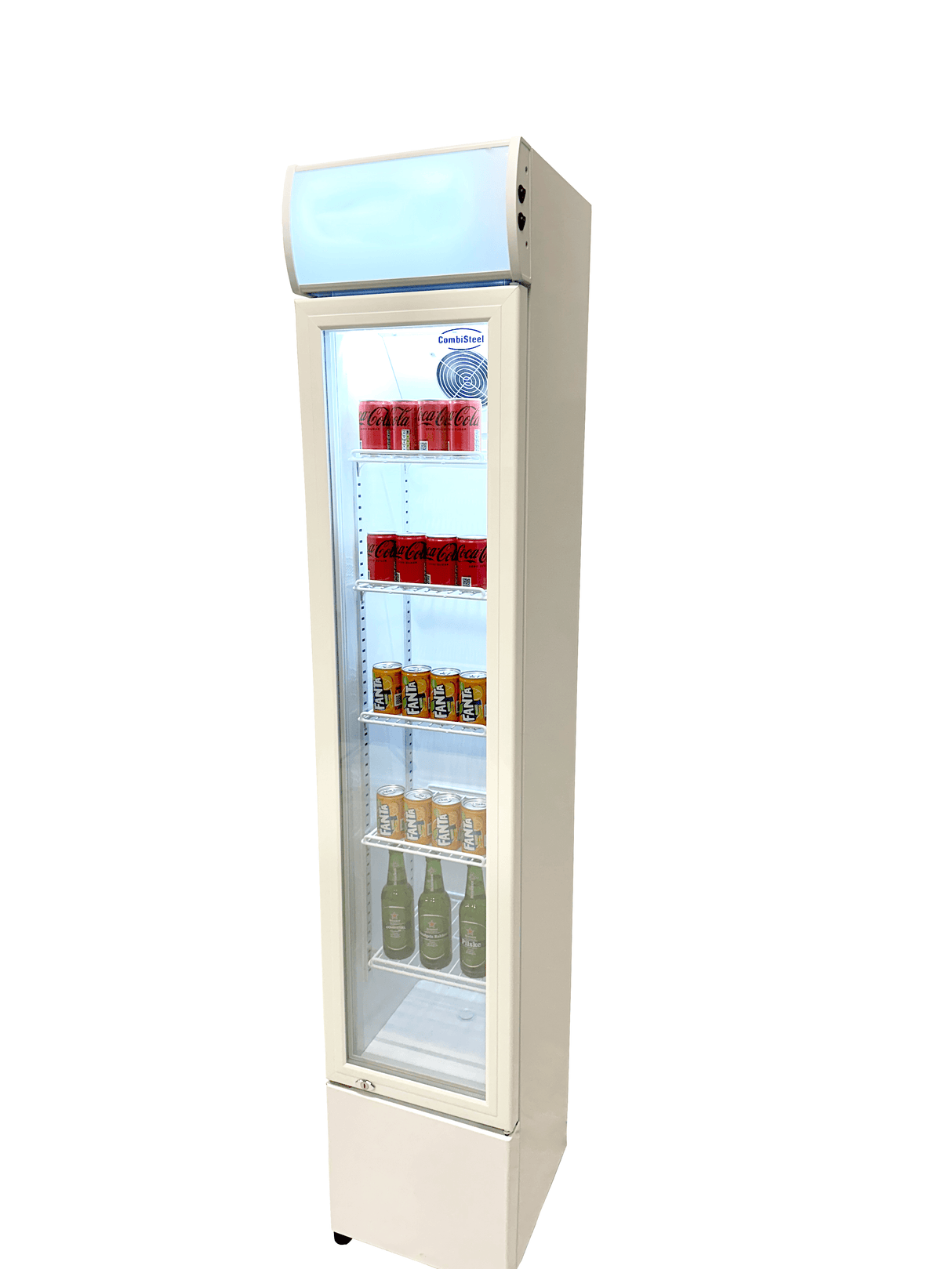 Drankenkoeling Wit | Smal Model | 105L | +2°C/+10°C | Statisch met Ventilator | 360x422x1880(h)mm