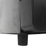Glasdeur koelkast | 388L | Zwart | +1°C/+9°C | Geforceerd | Wielen | 595x585x1864(h)mm