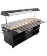 Gekoeld Buffet | 5x 1/1 GN | +4°C/+8°C | Statisch | Verlichte Kap | 1900x700x1400(h)mm