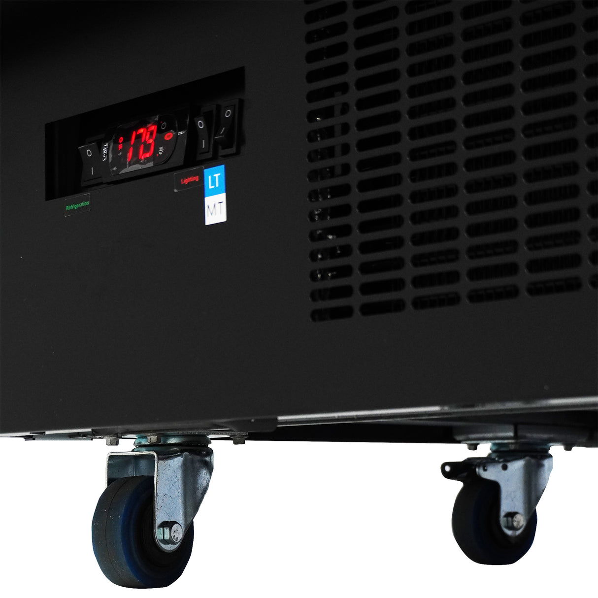 Koel-Vrieseiland | Zwart | Omschakelbaar | 320L | 0°C/+6°C | -16°C/-22°C | Geforceerd | 2030x995x950(h)mm