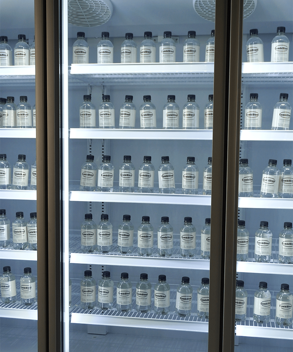 Glasdeur Koelkast Wit | 1530L | 3 Glasdeuren | 0°C/+10°C | Geforceerd | 1880x710x1997(h)mm