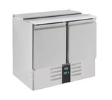 gekoeld saladette | 2x 1/1 GN + 3x 1/6 GN | +2°C/+8°C | Statisch met ventilator | 900x700x870(h)mm