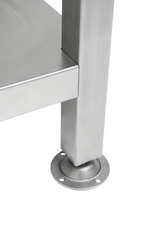 Bar-/Cocktailstation | RVS | IJs-/Ingrediëntenbak + Flessenrek | 900x820x900/950(h)mm