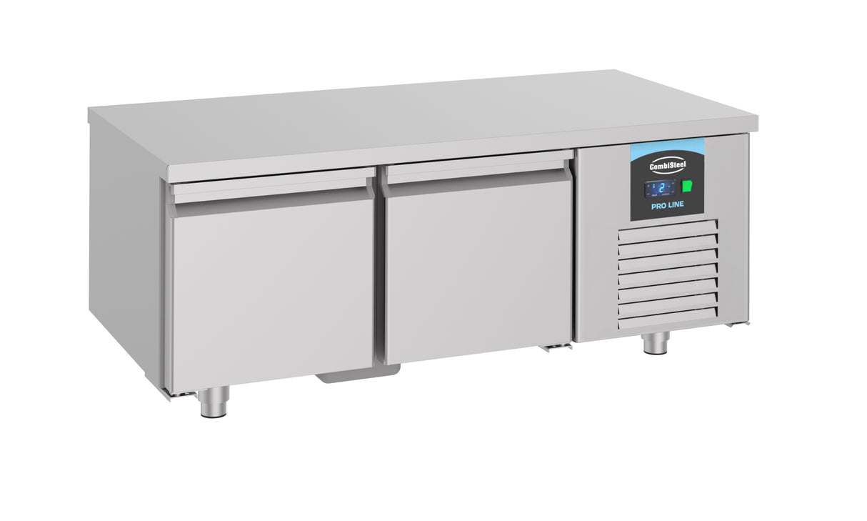 Koelwerkbank PRO LINE | Laag Model | 180L | 2 Deuren | -2°C/+8°C | Geforceerd | 1200x700x600(h)mm
