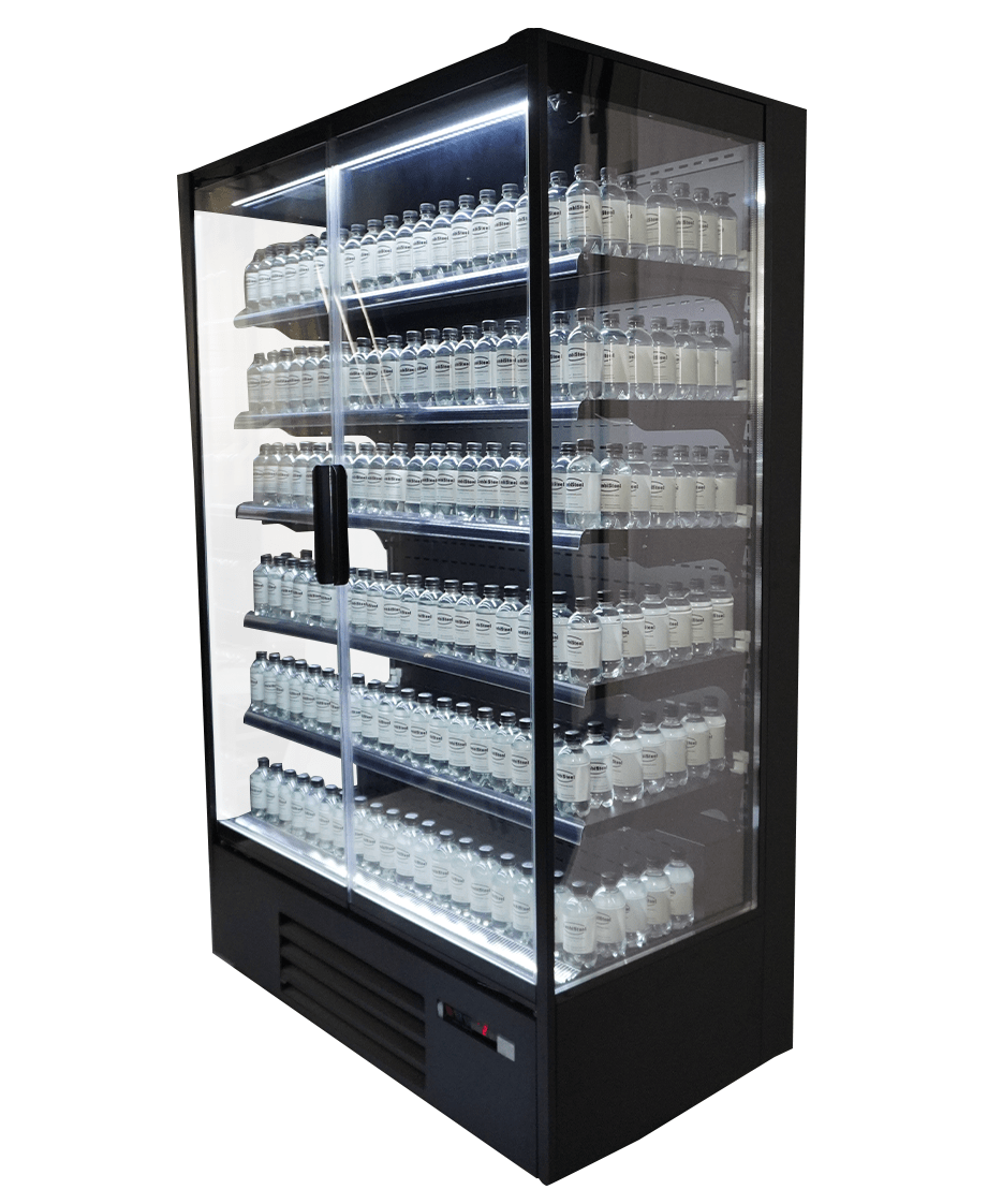 Wandkoeling Marco | Zwart | Draaideuren| 1292L | -1°C/+5°C | Geforceerd | 5 Etages | 1310x740x2010(h)mm