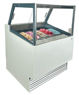 Schepijsvitrine KOMODO | 189L | 6x 5L | -16°C/-18°C | Geforceerd | 910x880x1300(h)mm