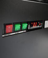 Wandkoeling Marco | Zwart | Draaideuren| 1292L | -1°C/+5°C | Geforceerd | 5 Etages | 1310x740x2010(h)mm