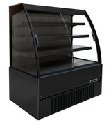 Wandkoeling zwart | Schuifdeuren | 3 schappen | +2°C/+4°C | Geforceerd | 1510x665x1500(h)mm