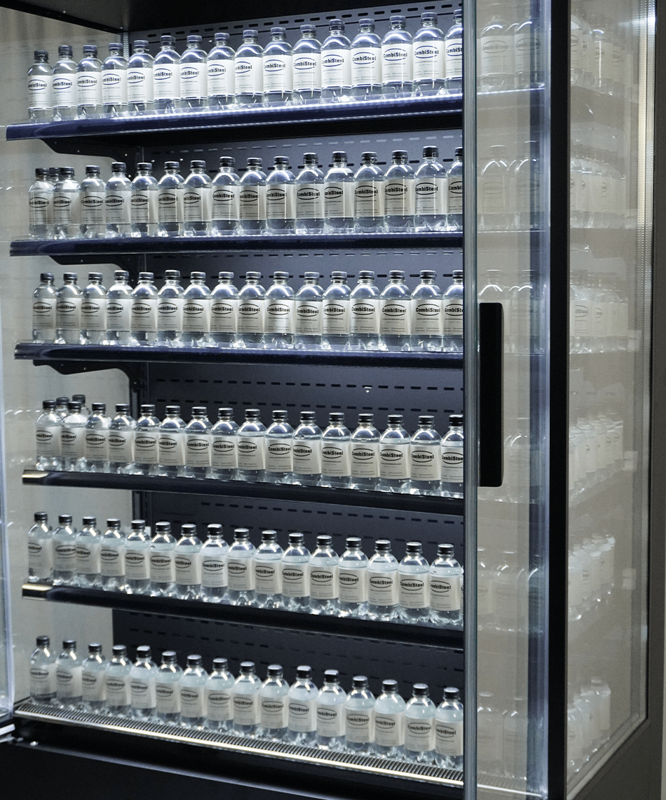 Wandkoeling Marco | Zwart | Draaideuren| 1292L | -1°C/+5°C | Geforceerd | 5 Etages | 1310x740x2010(h)mm