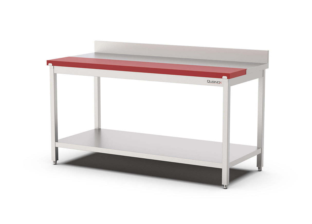 Werktafel met Polyethylene en rvs werkblad | Demontabel | 1200x700x900mm