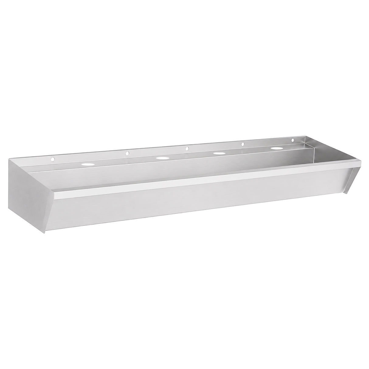 RVS Wasbak | 4 Kranen | 1800x360x135(h)mm800X360X135MM