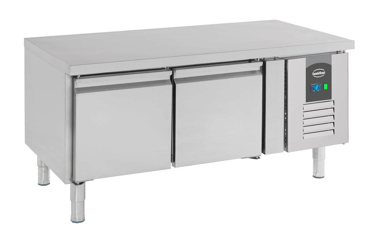 Koelwerkbank | Laag Model | 214L | 2 Deuren | +2°C/+8°C | Geforceerd | 1360x700x650(h)mm