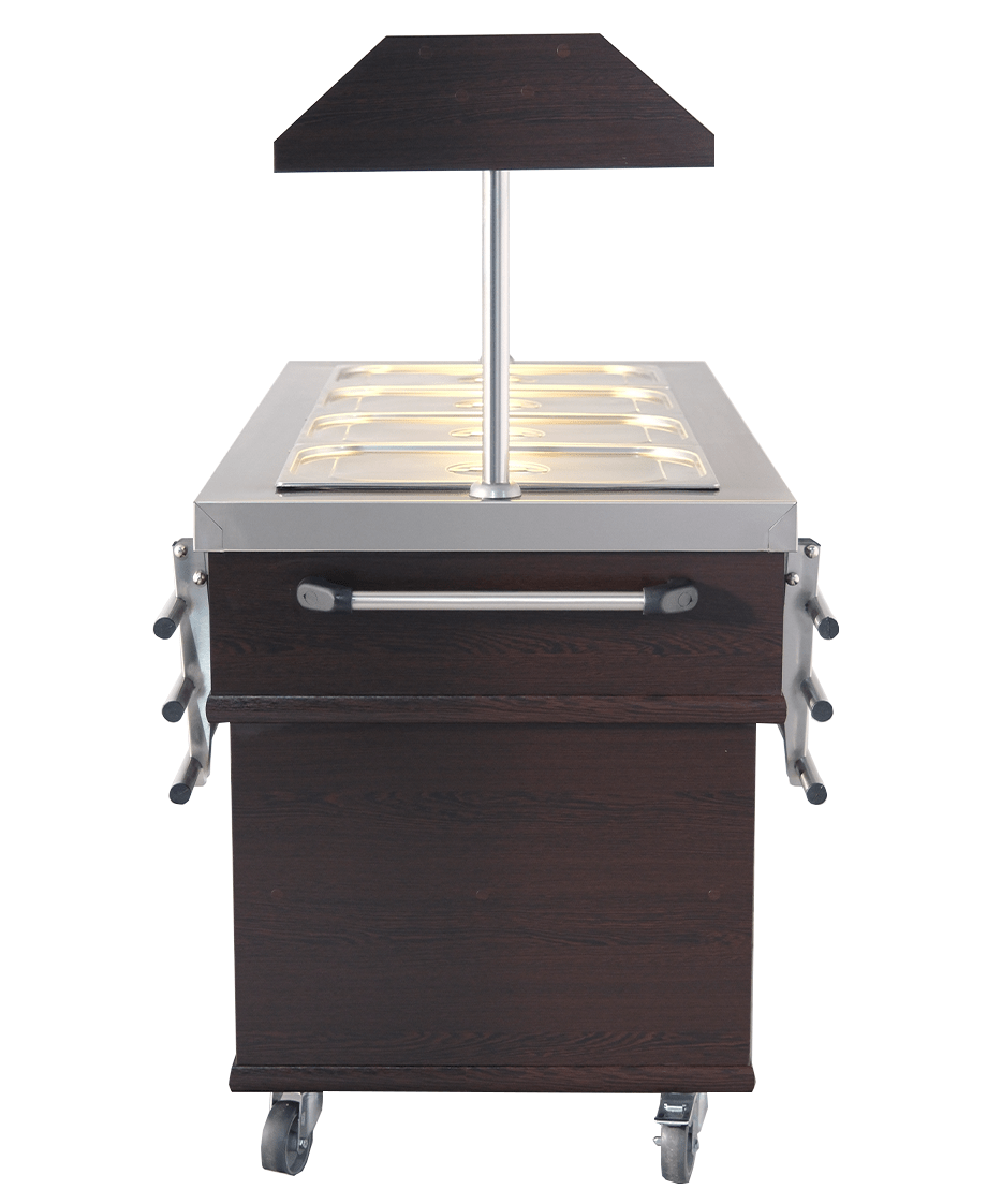 Gekoeld Buffet | 4x 1/1 GN | +4°C/+8°C | Statisch | Verlichte Kap | 1500x700x1400(h)mm