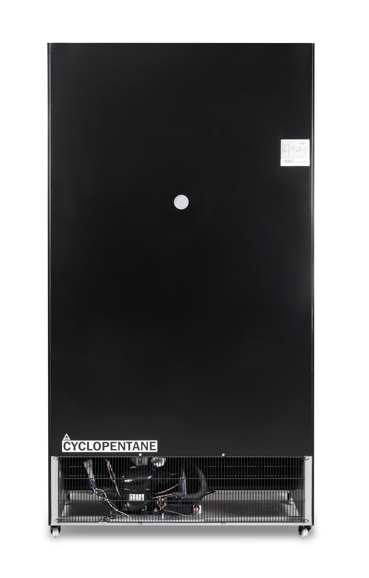 Glasdeur Koelkast Zwart | 780L | Schuifdeuren | +2°C/+10°C | Geforceerd | 1120x595x2100(h)mm