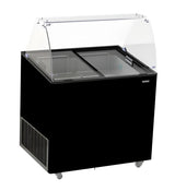 Schepijsvitrine CORSICA | Energiezuinig | 231L | 6x 5L | -14°C/-24°C | Statisch | Gekoelde Reserve | 909x644x1229(h)mm