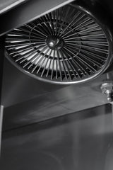 Glasdeur Koelkast Zwart | 780L | Schuifdeuren | +2°C/+10°C | Geforceerd | 1120x595x2100(h)mm