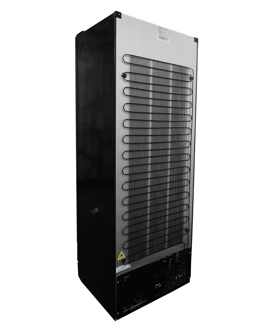 Drankenkoeling | 400L | Zwart | +2°C/+10°C | Statisch | Wielen | 650x595x1795(h)mm