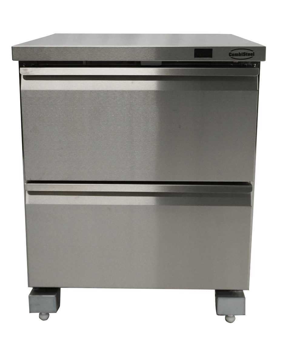 Koel-/Vrieskast | 185L | RVS | -18°C/-21°C & +1°C/+4°C | Geforceerd | 2 Laden (GN) | 705x785x850(h)mm