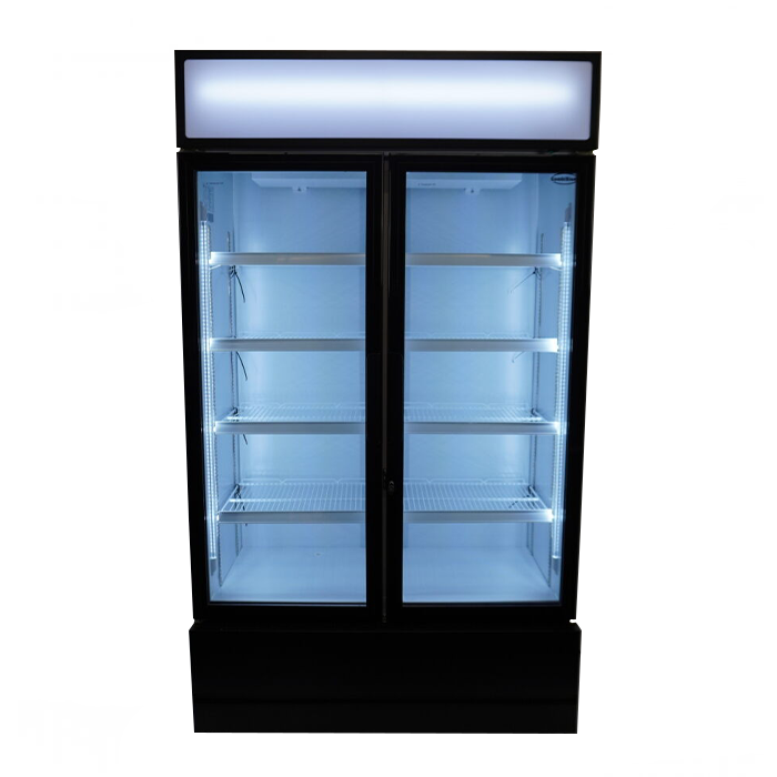 Glasdeur Koelkast Wit | 740L | 2 Glasdeuren | +1°C/+10°C | Geforceerd | 1120x610x1973(h)mm