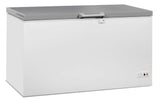 Vrieskist 469L | tot -18°C /-24°C| wit/RVS | klapdeksels | 1492x743x840(h)mm