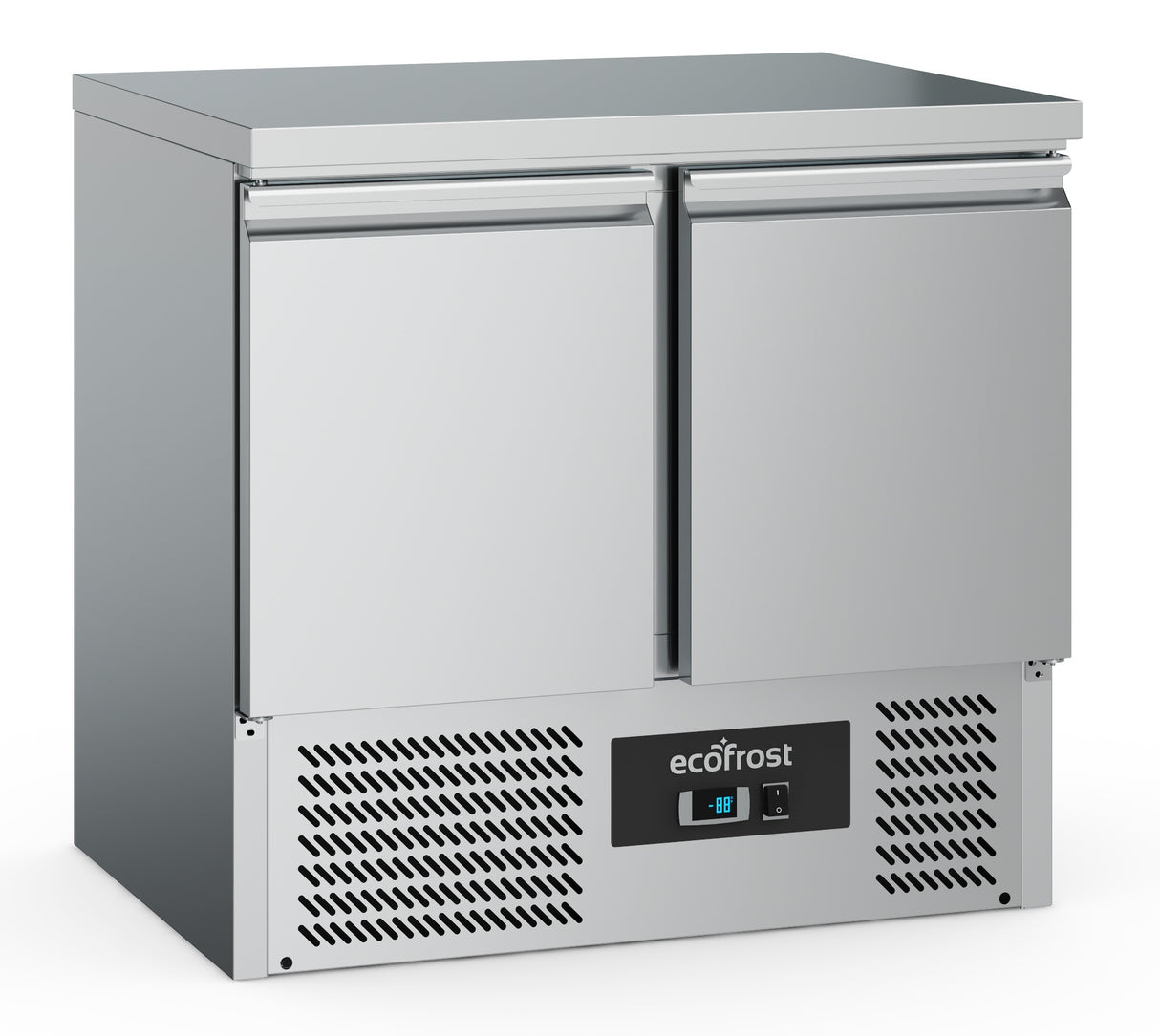 Koelwerkbank | 257L | 2 Deuren | +2°C/+8°C | Statisch met ventilator | 900x700x876(h)mm