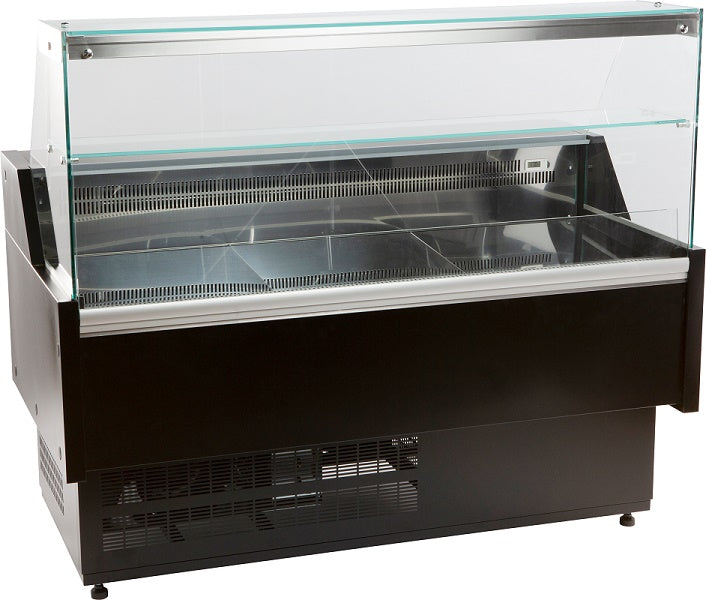 Koeltoonbank | MORRIS | Kantelruit | +1°C/+10°C | Statisch | 1584x1095x1280(h)mm