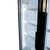 Glasdeur Koelkast Zwart/Wit | 1065L | 3 Glasdeuren | +1°C/+10°C | Geforceerd | 1600x610x1973(h)mm